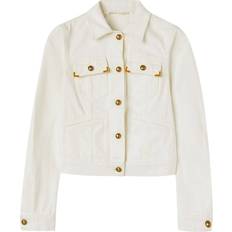 Palm Angels Buitenkleding Palm Angels Denim Jacket - White