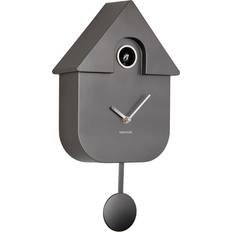 Karlsson Vægure Karlsson Modern Cuckoo Metallic Dark Grey Vægur 22cm