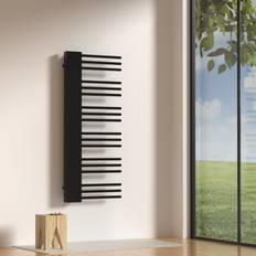 Scaldasalviette neu.haus Scalda Asciugamani da Parete Kviteseid 120x50 cm 470 W Bianco, Nero