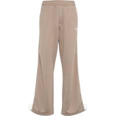 Fabric Trousers GOLDEN GOOSE Men's Light Beige Joggers With White Logo - Light Beige