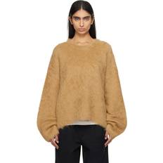 Sweaters Toteme Boxy Alpaca Knit Sweater - Taupe