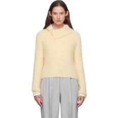 Gul - Polyamid Sweatere Jacquemus Strik Uld Marina Turtleneck Sweater