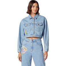 Wrangler Mujer Ropa de abrigo Wrangler Cropped Top 80's - Bleu