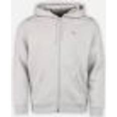 Tommy Jeans Herre Sweatere Tommy Jeans TJM Reg S Flag Zip Thru - Lysegrå