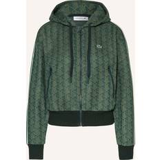 Lacoste Jacquard Monogram Hoodie - Green/Khaki Green