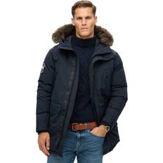 Superdry Everest Faux Fur Parka Jacket - Navy