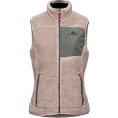 Beige - Dam Västar Elevenate Glacier Pile Vest - Ginger Beige