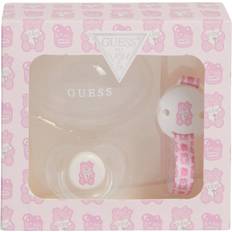 Transparent Tétines & Jouets de Dentition Guess 3er-Set Baby-Schnuller Rose