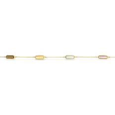 8k - Guld Armband Scrouples 8 Karat Guld Armband Med Zirconia