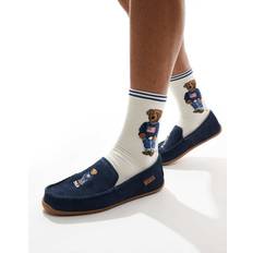 Polo Ralph Lauren Sneakers Polo Ralph Lauren Hjemmesko Med Bjørnelogo - Marineblå