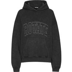 ROTATE Birger Christensen Heavy Sweat Hoodie - Black