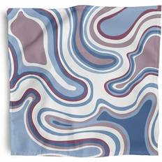 Cloths & Tissues E by Design Simply Daisy 18 x 18 Agate Napkins Set of 4 Cloth Napkin Purple