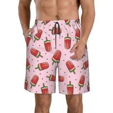 Swimwear Vsdgher Watermelon Ice Cream Beach Shorts - Surfing