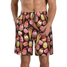 Swimwear Vsdgher Ice Cream Cake Beach Shorts - X-Large