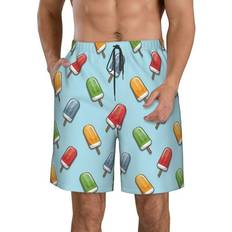 Swimwear Vsdgher Modern Ice Cream Beach Shorts - Large