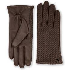 Glove Silke Dam Handskar - Mørkebrun