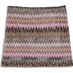 Korte nederdele - Multifarvet Missoni Bouclé Lamé Chevron Motif Mini Skirt - Multi