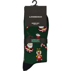 Lindbergh Christmas Bamboo Sock - Grøn