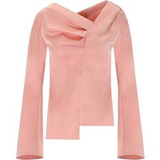 Stine Goya Dame Bluser Stine Goya Asymmetrical Long Sleeve Top - Rose Tan