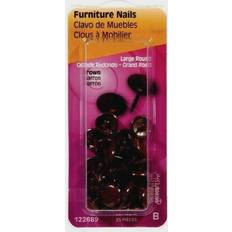 Brown Hardware Nails Hillman Brown Furniture Nails 7/16 in Pack of 24