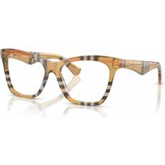 Glasögon & Läsglasögon Burberry BE2416 4146 54 Bruna Glasögon Endast Båge Kvinna