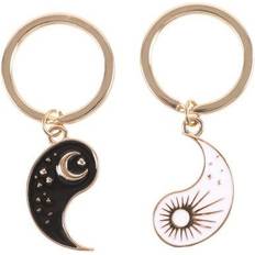 Wallets & Key Holders Something Different Yin Yang Keyring - Black/White