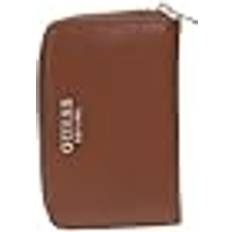 Guess Laurel Zip Round Wallet - Cognac