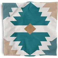 Turquoise Cloth Napkins E by Design Simply Daisy 18 x 18 Teal Mesa Napkins Set of 4 Cloth Napkin Turquoise (53.34x)