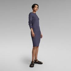 Lilla - Skjortekjoler G-Star Henley 1/2 Dress - Purple