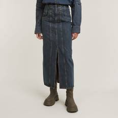 G-Star Kjolar G-Star Viktoria Moto Long Skirt - Dark Blue