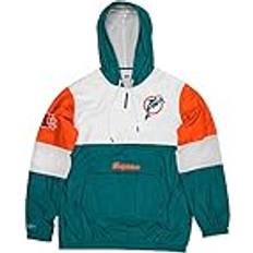 Outerwear Mitchell & Ness Miami Dolphins Surprise Windbreaker Jacket Teal