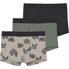Boxershorts Name It Boxershorts NkmBoxer Noos 3er-Pack - Dunkelgrau/Schwarz