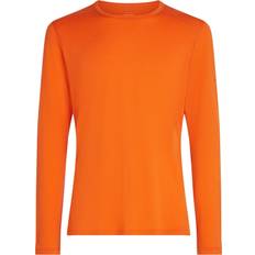 Oranje Basislagen Icebreaker Long Sleeve Crewe Base Layer Top - Orange