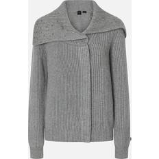 Cashmere Cardigan Pinko Sweater Woman Color - Silver