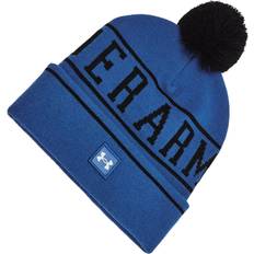 Acrylic Beanies Under Armour Halftime Pom Beanie - Tech Blue/Black