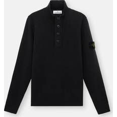 Stone Island Hombre Ropa Stone Island Logo Turtleneck Cardigan - Black