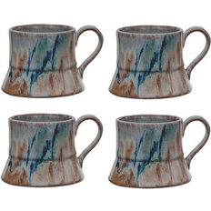 Bloomingville Cups Bloomingville Autumnal Harmony Reactive Glaze Mug Set 14oz Cup