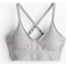 H&M Bras H&M Seamless Medium Support Sports Bra - Gray