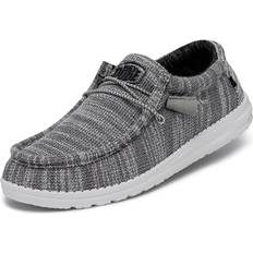 Hey Dude Herre Loafers Hey Dude Wally Stretch Casual Shoe - Granite