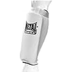 Martial Arts Metal Boxe Elastic Cotton Shin Guards Blanc