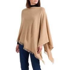 Droit - Femme Manteaux Amicale Amicale Cashmere Fringe Poncho - Asymmetrical