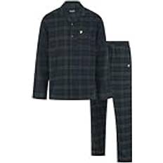 Lyle & Scott Julian Flannel Pyjama Set - Black/Pine Grove Check