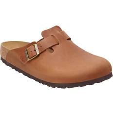 Mocka Träskor Birkenstock Boston Oiled Leather Skor - Cognac