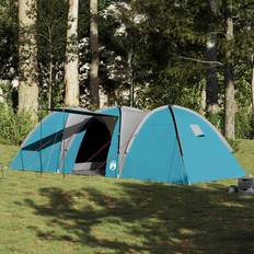 VidaXL Camping & Outdoor vidaXL Kuppel-Familienzelt 8 Personen Blau Wasserdicht