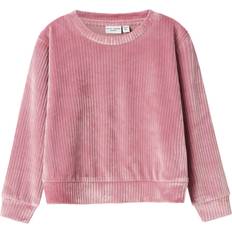 Velour Bluser & Tunikaer Børnetøj Name It Bluse - Veloa Mauve Orchid