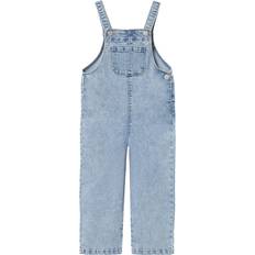 Viskose Jumpsuits Børnetøj Name It Denim Overalls - Medium Blue Denim