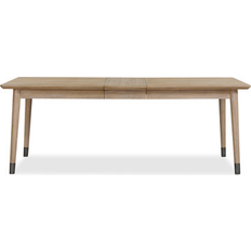 George Oliver Extendable White Oak 30 x 40 x 68 in Dining Table