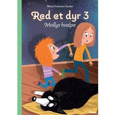 Bøger Red et dyr 3 Mollys hvalpe, Grøn Læseklub (Bog, Indbundet, Dansk) (Indbundet, 2019)