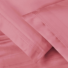 Egyptian Cotton Textiles Superior Egyptian Cotton 650 Thread Count Pillowcase Set of 2 Pillow Case Pink