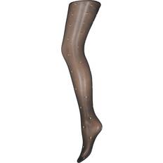 Guld Tøj Hype The Detail Heart Tights - Sort/Guld Hjerter